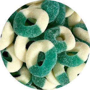 Blue Razz Gummy Rings
