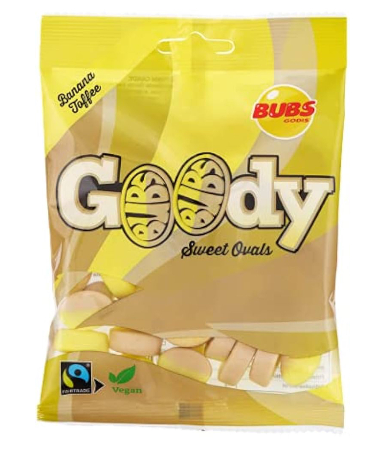 Swedish Bubs Banana Toffee Ovals